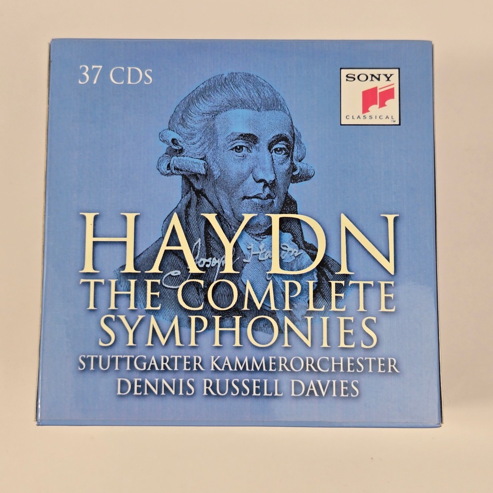 Dennis Russell Davies Haydn Complete Symphonies 37 CD Sony Classical Box Set NM
